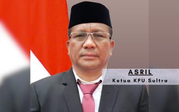 Ketua KPU Provinsi Sulawesi Tenggara, Asril.