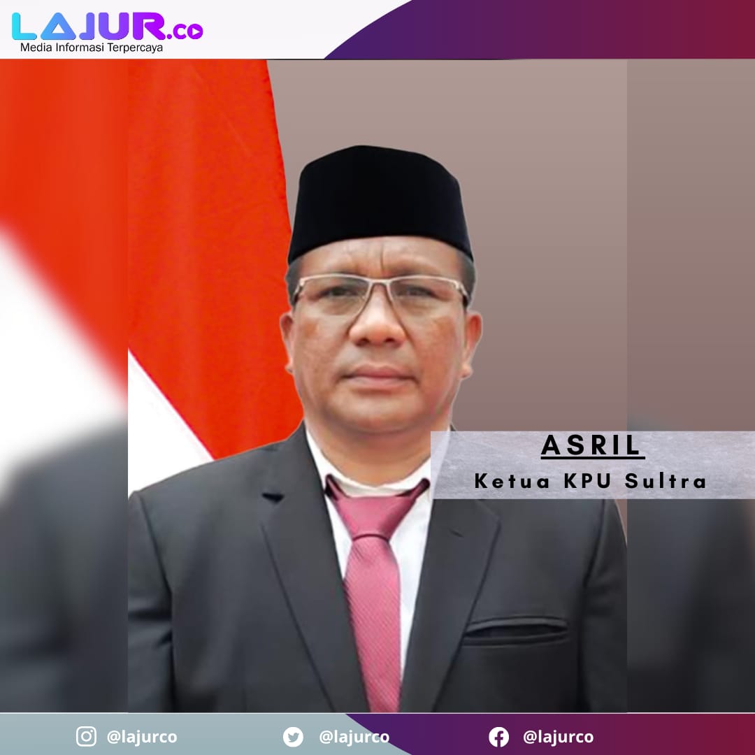 Ketua KPU Provinsi Sulawesi Tenggara, Asril.