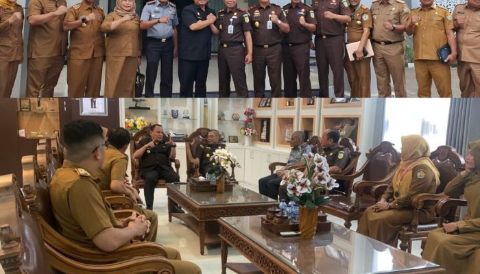 Kajati Sultra Sambut Kunjungan Pj Gubernur Andap Budhi di Momen Hari Lahir Kejaksaan RI