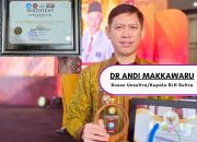 Masuk Daftar Dosen Berprestasi, Dr Andi Makkawaru Terima Penghargaan dari Unsultra