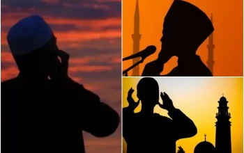 azan magribĀ dalam bentuk teks berjalan atauĀ running text