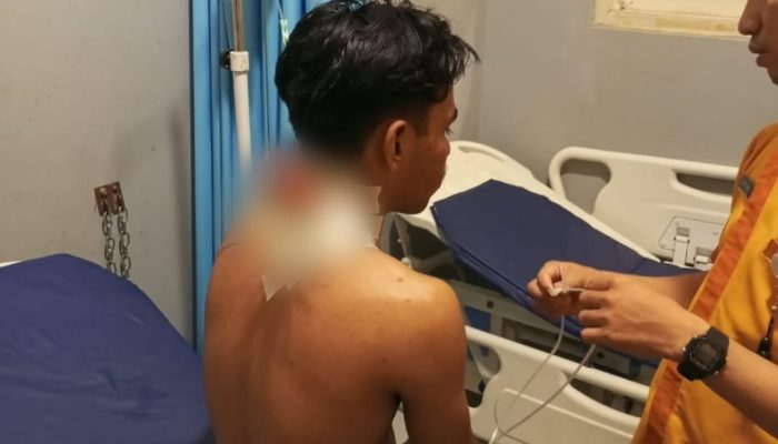 Dibusur Pemuda Mabuk, Lelaki di Kendari Alami Luka Tusuk Bagian Leher Belakang