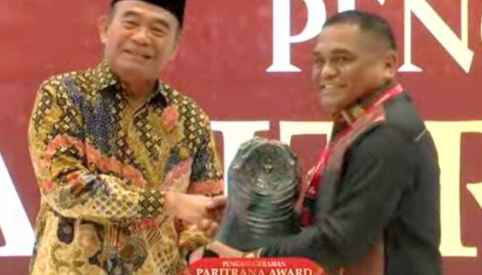 Dinilai Berhasil Lindungi Pekerja Rentan, Pemkab Mubar Dapat Penghargaan Paritrana Award 2024