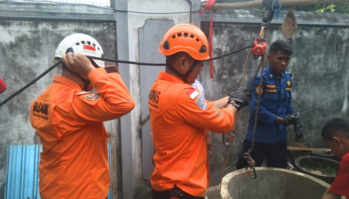 Basarnas Evakuasi Jenazah Warga Konsel, Tewas Usai Terjebak Dalam Sumur di Anaiwoi Kendari