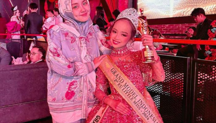 Tampil Memukau Perkenalkan Wisata Sultra, Bocah Khaira Raih Juara di Miss Grand Model Indonesia