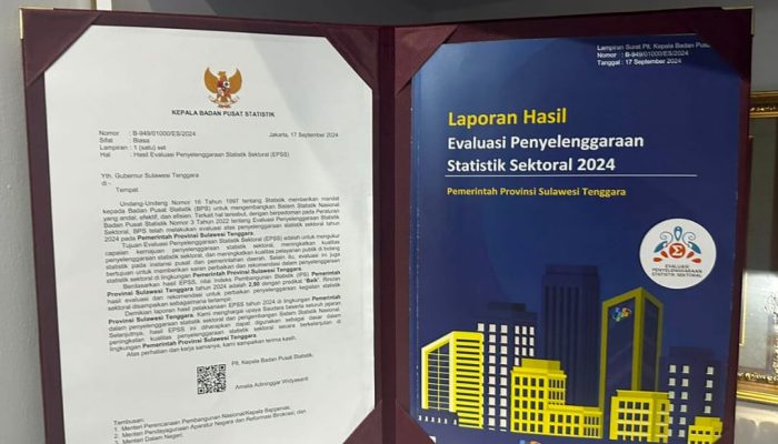 Sultra 8 Besar Nasional Kelola Data Statistik