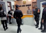 Jaga Logistik Pemilu Tetap Aman Jelang Pilkada, Kepolisian Mulai Siagakan Personil di KPU Kota Kendari