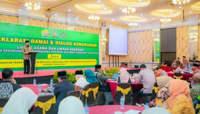 Pemuka Agama di Sultra Berkumpul, Bahas Kerukunan dan Kondusivitas Jelang Pilkada 2024