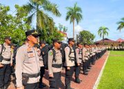 Pimpin Apel Pergeseran Pasukan Pengamanan Pilkada, Ini Arahan Kapolresta Kendari ke Personelnya
