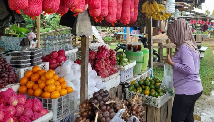 Intip Omset Penjual Buah di Kawasan Tugu Lagadi Mubar, Bisa Capai Rp5 Juta Sehari