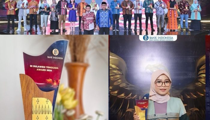 Media Lajur.co Raih Stakeholder Awards BI Sultra 2024, Mitra Media Terbaik Pendukung Diseminasi Kebijakan BI