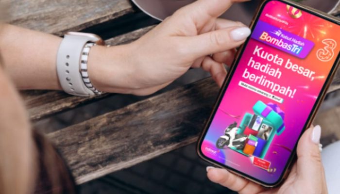 Sambut Akhir Tahun, Tri Hadirkan Kembali Program ‘Kebut Hadiah BombasTri’