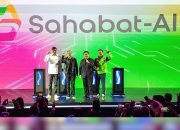 Bersama Erick Thohir dan Jansen Huang, Indosat Luncurkan Sahabat-AI Berbahasa Indonesia