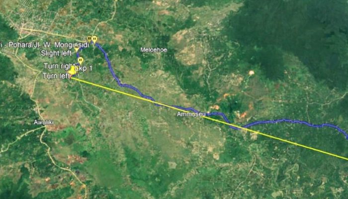 Satu Warga Konawe Dikabarkan Hilang Saat Mencari Pinang, Tim SAR Kendari Lakukan Pencarian