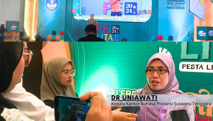 Kantor Bahasa Sultra Gelar Pesta Literasi Selebrasi Krida Duta Bahasa 2024