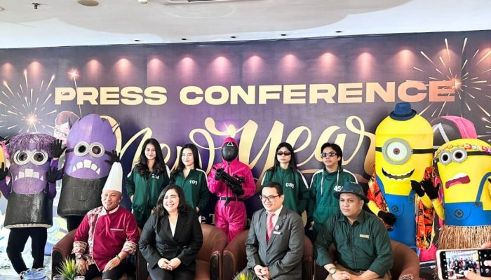 Rayakan Tahun Baru 2025 di Hotel Claro Kendari, Hadirkan Tema “House of Banana” & “Squid Game”