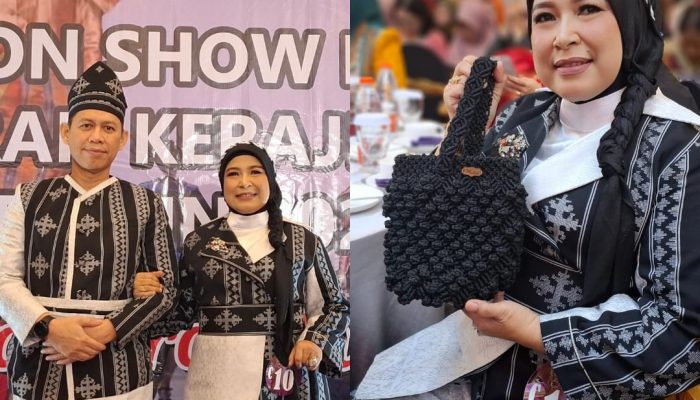 Potret Elegan Padu Padan Tenun Mantik Mekongga Khas Leluhur Kolaka & Tas Rajut Talikur Hand Made