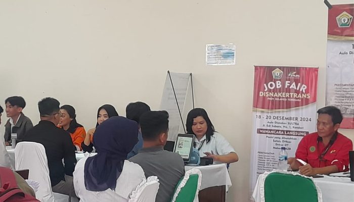 Dinas Transnaker Sultra Tawarkan 1.011 Loker Bagi Pencari Kerja, Termasuk Korban PHK