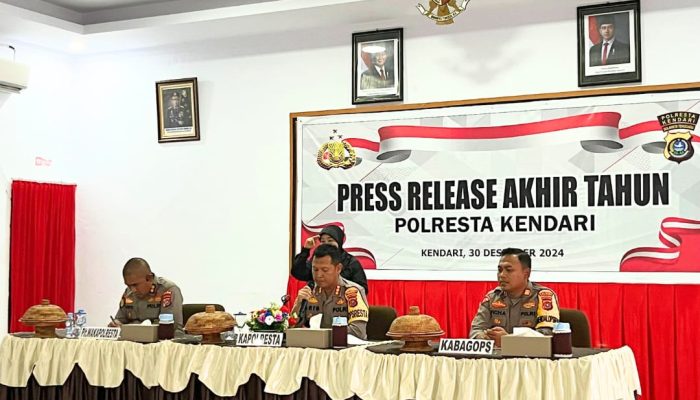 Polresta Kendari Kerahkan 1.300 Personel Gabungan Amankan Malam Perayaan Tahun Baru
