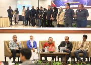 Pelantikan Pengurus AMSI Sulsel Dirangkaikan Talkshow Prospek Ekonomi Sulsel 2025