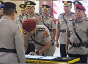 Kapolda Sultra Pimpin Sertijab Pejabat Utama dan Kapolres yang Dirotasi, Berikut Daftarnya