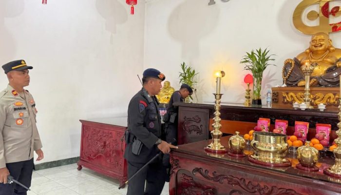 Jaga Keamanan Imlek 2025, Polresta Kendari kerahkan 146 personil
