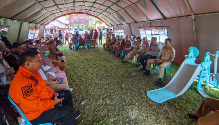 Polres dan Pemda Koltim Bersama Gelar Terapi Healing Terpadu Anak Korban Gempa Bumi
