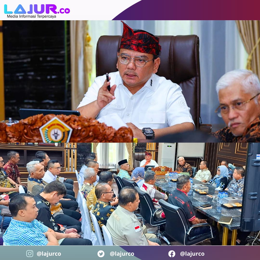 Ketgam : Rapat refleksi akhir Pj Gubernur Sultra Andap Budhi Revianto, Jumat (14/2/2025).
