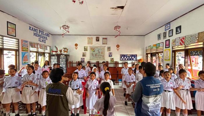 Cegah Risiko Bencana, Pertamina Patra Niaga Sulawesi Sosialisasikan Mitigasi di Sekolah-sekolah Bitung
