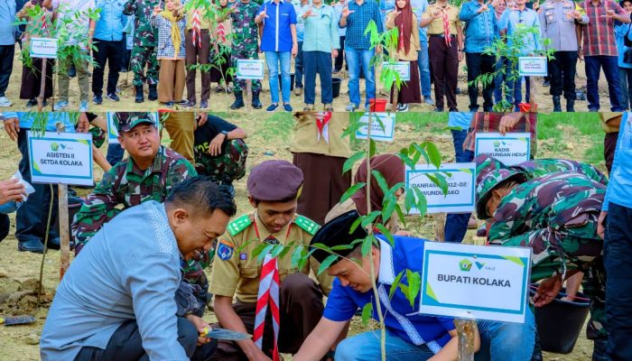 Langkah Nyata PT Vale & Bupati Kolaka Sukseskan Quick Win Gubernur ASR: Aksi Tanam Pohon Serentak