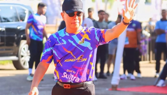 Gubernur ASR Resmi Buka Kendari Run Sultra: Ajak Warga Jaga Kesehatan & Promosikan Wisata