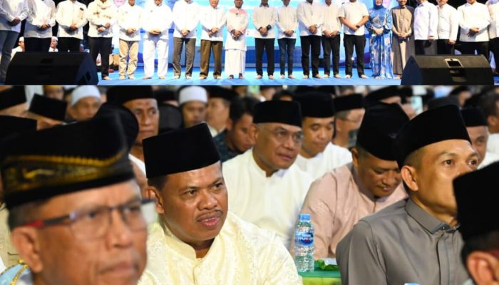 Rangkaian HUT Sultra: Wabup Kolut Hadiri Tabligh Akbar & Doa Bersama Ustadz Kondang Das’ad Latif 