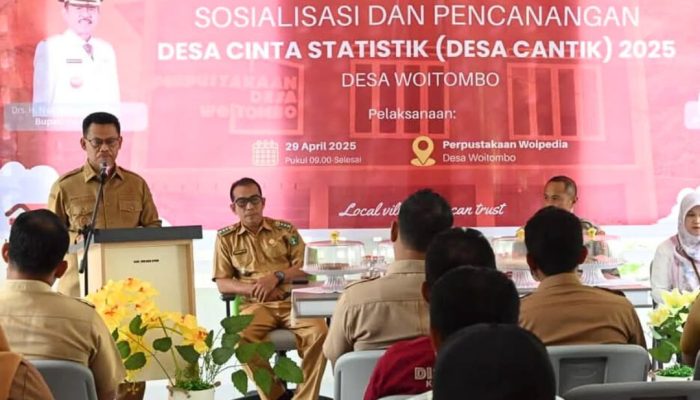 BPS Pilih Desa Woitombo Jadi Desa Cantik di Kabupaten Kolut