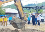 Wabup Kolut Turunkan Alat Berat Atasi Banjir di RSUD Djafar Harun