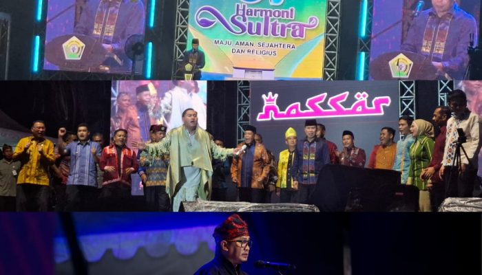 Gubernur ASR Resmi Buka Festival Harmoni Sultra, Pengunjung Dihibur Artis Nassar KDI