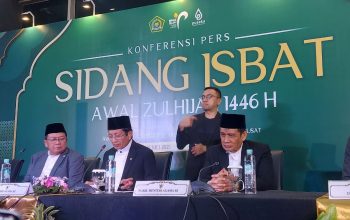 Konferensi Pers Penetapan 1 Zulhijah 1446 H/2025 M