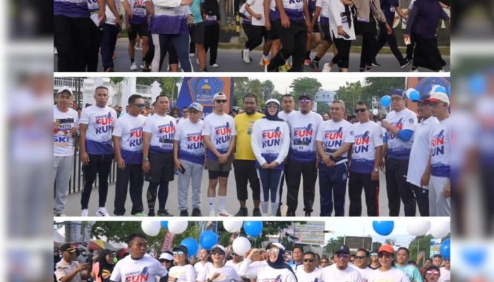 Kendari Fun Run 2025 Tembus 3000 Peserta, Siska-Sudirman Ikut Lari Bareng