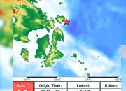 Wilayah Konkep Diguncang Gempa Magnitudo 4.8, Getaran Terasa Hingga Kendari dan Buton Utara