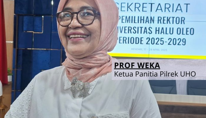 Tiga Nama Calon Rektor UHO Berebut Suara Menteri, Pemilihan Diusul 2 Juni