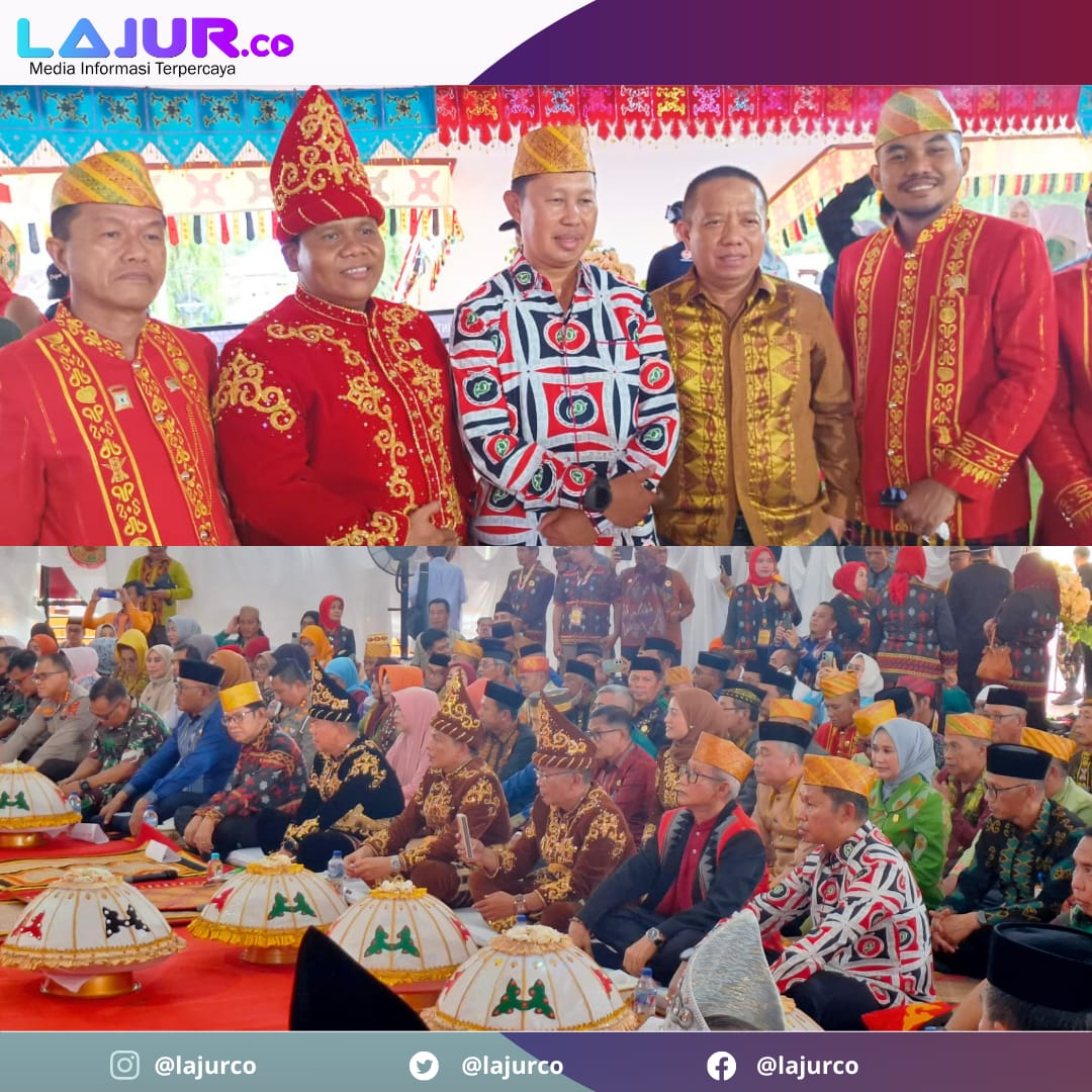 Tokoh Tolaki yang kini menjabat Kepala Biro Umum Kemendagri Asmawa Tosepu mengikuti rangkaian Musyawarah Adat Tolaki di Konawe, Jumat (16/5/2025).