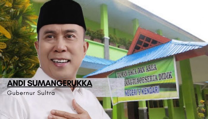 Gubernur ASR Tepati Janji Eksekusi Perbaikan SMAN 9 Kendari Tahun ini