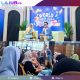 Penulis buku best seller You Do You Fellexandro Ruby berinteraksi dengan peserta saat talk show dan bedah buku event World Book Day 2025 di Kantor BI Sultra, Kamis (22/5/2025).