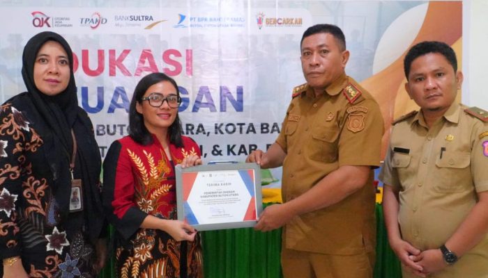 Sosialisasi Program Gencarkan OJK Sultra Jangkau Wilayah Kepulauan Buton