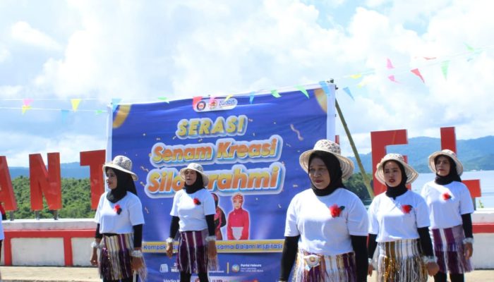 Mahasiswa KKN MD-MBKM UHO Buat Program Senam Bersama Warga Lohia, Muna