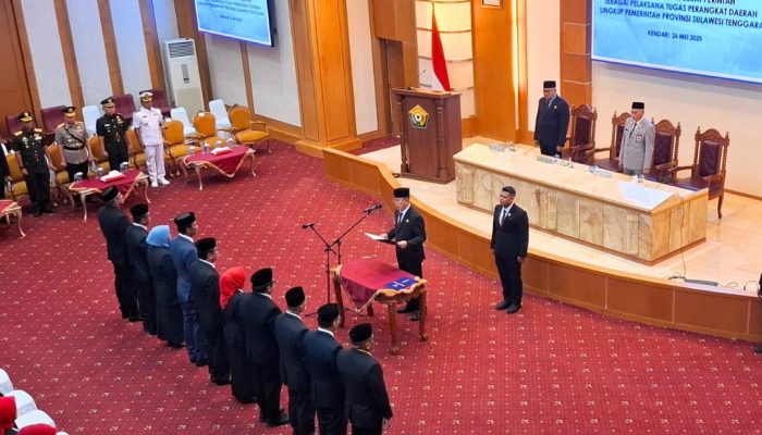 Gubernur ASR Reshuffle 13 Jabatan Kadis dan Kepala Biro Pemprov Sultra, Ada yang Mengundurkan Diri
