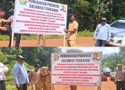 Dinas SDA & Bina Marga Sultra Blokir Jalan PT MCM di Puriala, Konawe