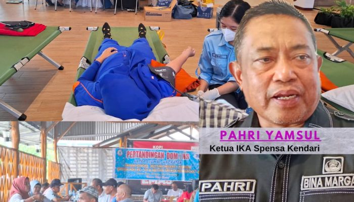 Kompak! IKA Spensa Bikin Aksi Donor Darah Plus Lomba Domino Jelang HUT