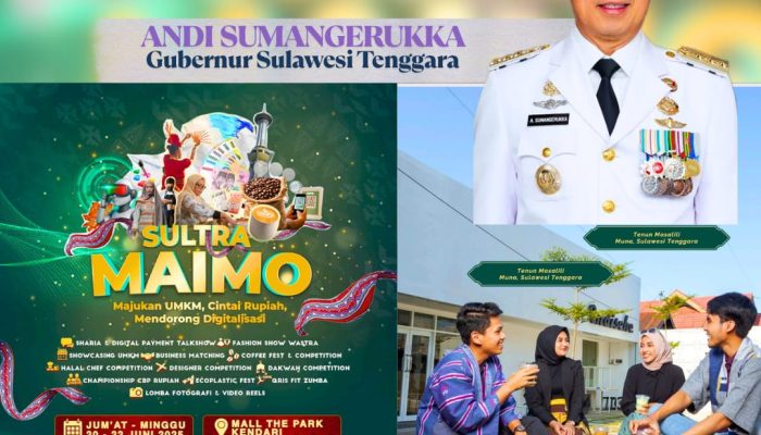 Bakal Dibuka Gubernur Sultra Besok, Berikut Sederet Acara Mewarnai Sultra Maimo 2025 di The Park Kendari