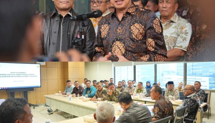 Gubernur Andi Sumangerukka Sambangi Kantor KPK RI