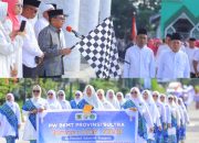 1000 Lebih Peserta Tampil Semarak di Pawai Ta’ruf STQH ke-28 Provinsi Sultra